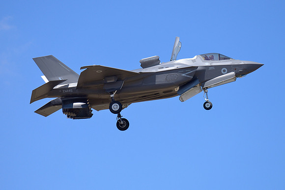F-35B in a hover