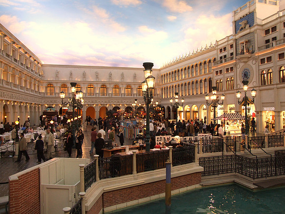 Inside the Venetian Hotel