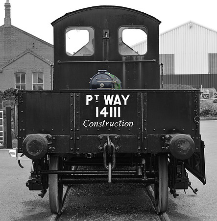 The Flying Scotsman hitches a lift in a goods wagon.