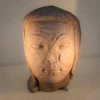 13th century carving of an Augustinian Canon found within the rubble of the cloister walk.