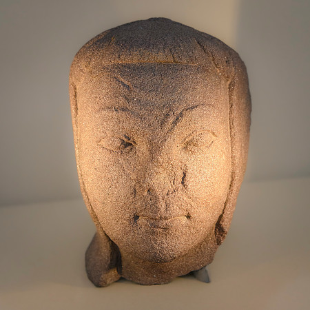13th century carving of an Augustinian Canon found within the rubble of the cloister walk.